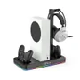 Base Cooler Carregador Com Suporte Fone Para XBOX Series S/x