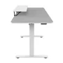 Mesa Gamer Elétrica Cougar E-star 140cm Com Suporte Monitor Branco