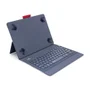Capa Ipad E Tablet Com Teclado, Universal Telas Entre 9 E 11 ", Azul,   Iplace