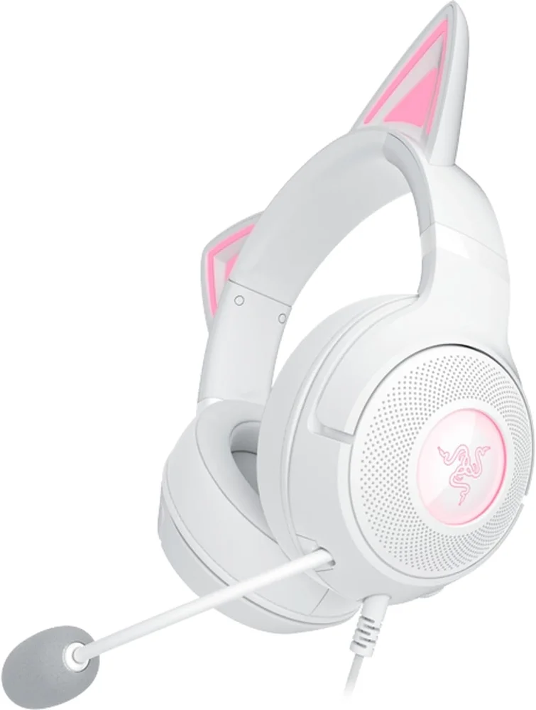 新品　Razer Kraken Kitty V2 BT ホワイトエディション Produtos com até 15 OFF no PIX KaBuM