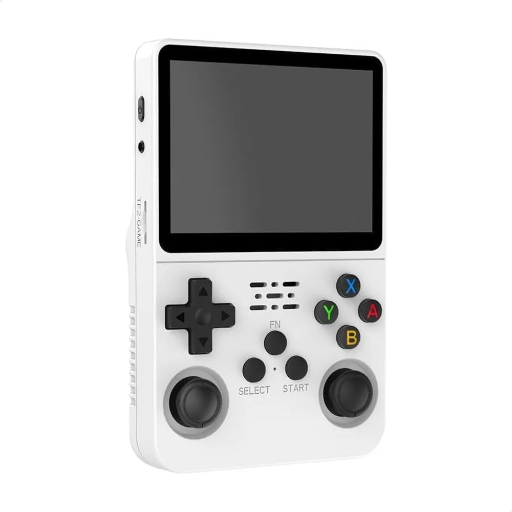 Console De Videogame Portátil Retrô R36s - Branco Console De Videogame Portátil Retrô R36s - Branco