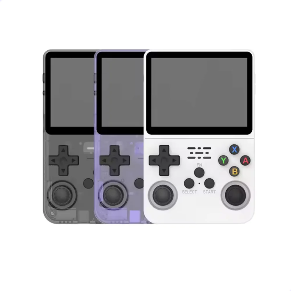 Console De Videogame Portátil Retrô R36s - Branco Console De Videogame Portátil Retrô R36s - Branco