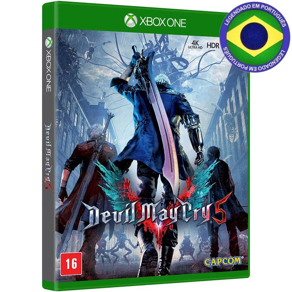 Devil May Cry 5 XBOX One E Series X Mídia Física Lacrado Envio Imediato Devil May Cry 5 XBOX One E Series X Mídia Física Lacrado Envio Imediato