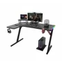 Mesa Gamer Em L Resistente Com Suporte Fone Porta-copo E Passa Cabos