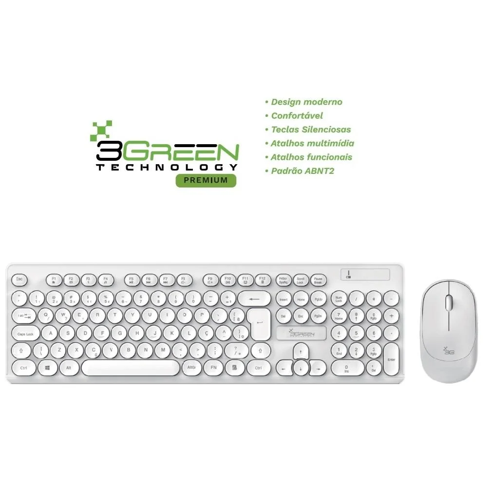 "Computador All In One 24"" Branco, Intel i3 9100, 16gb Ddr4, SSD 256gb, WINDOWS 11  , Webcam, Wi-fi, 3green Unique" em Campinas - foto 3
