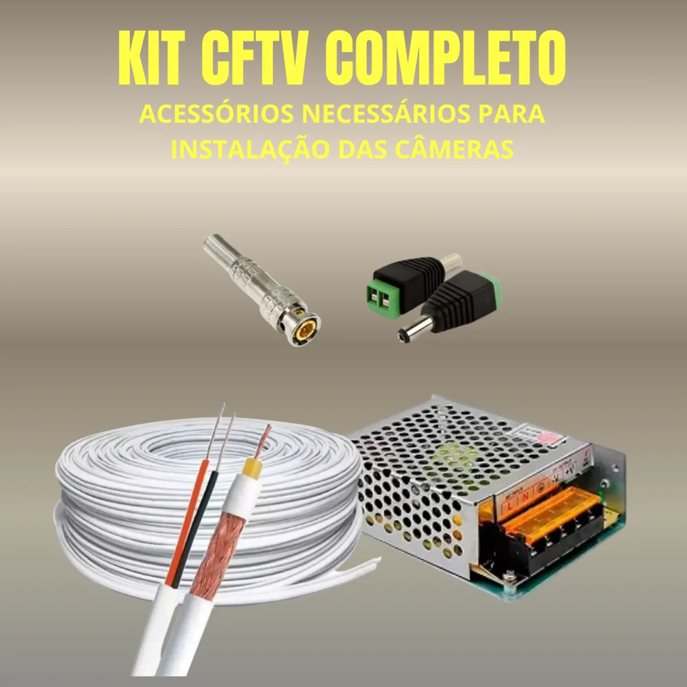 Kit 9 Câmeras Full Color C/áudio Dvr Intelbras 16 Canais S/hd