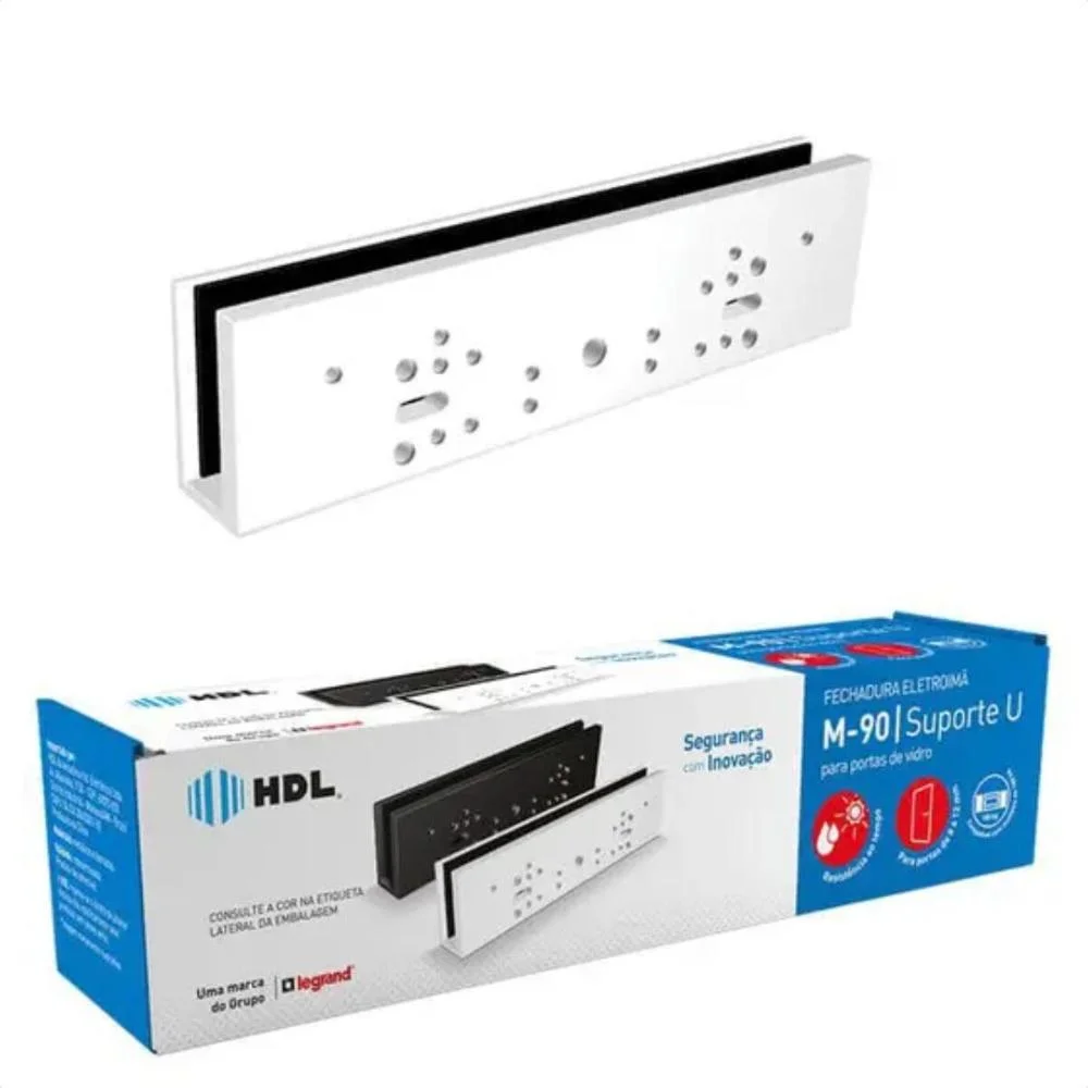 Suporte Fechadura Eletroíma 180kg Branco 90.03.92.001 Hdl Legrand