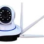 Camera 3 Antenas Ip Wifi Sistema Yoosee C/ E Cor Branco