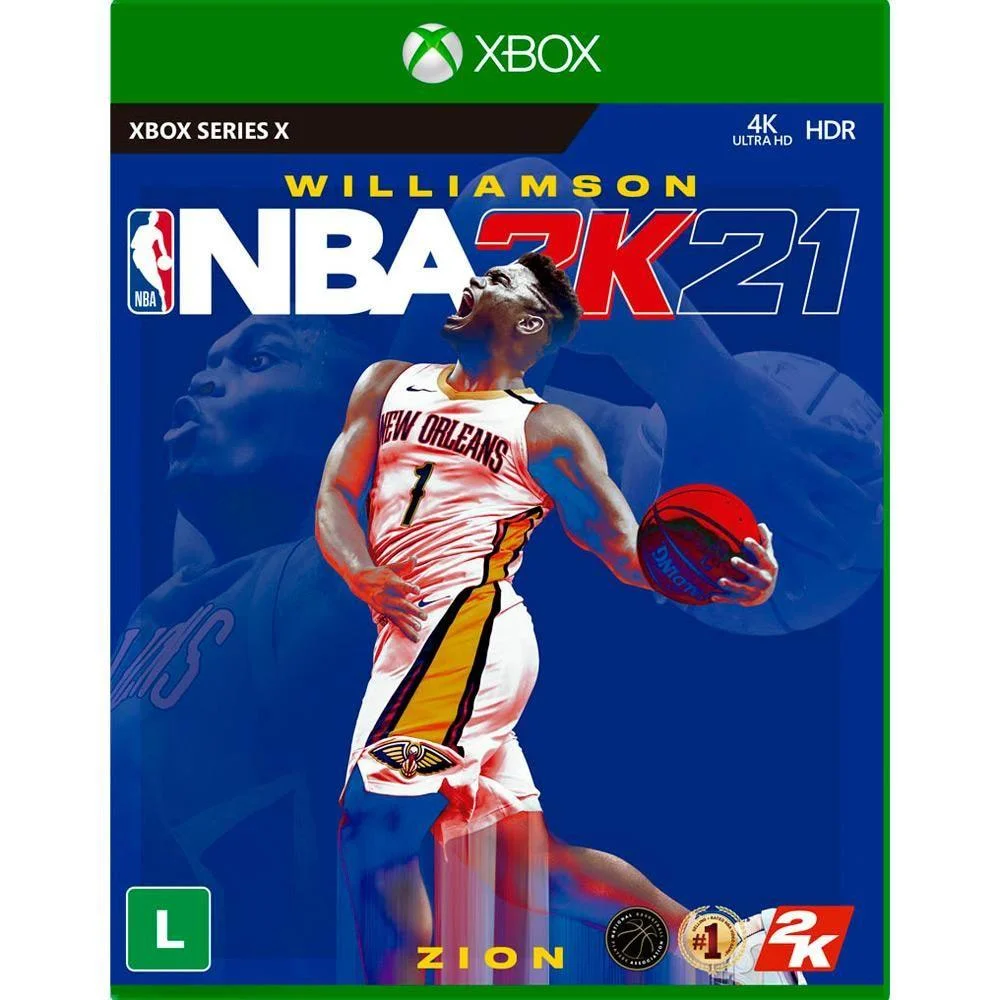 Jogo Nba 2k 21 XBOX Series X Lacrado Jogo Nba 2k 21 XBOX Series X Lacrado