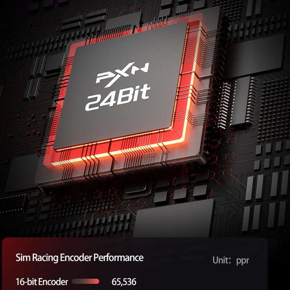 Base De Volante Pxn Vd10 Direct Drive Alta Precisão Com Encoder 24 Bits Torque 10nm Para Simulador Gamer - view 3