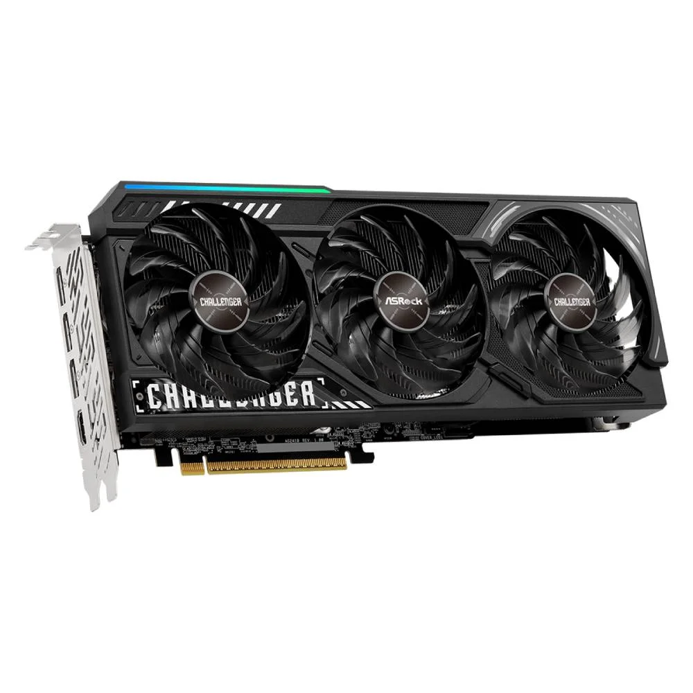 Placa De Vídeo Asrock Amd Radeon Rx 9070 Xt Challenger 16gb Gddr6 256 Bits - 90-ga61zz-00uanf Placa De Vídeo Asrock Amd Radeon Rx 9070 Xt Challenger 16gb Gddr6 256 Bits - 90-ga61zz-00uanf