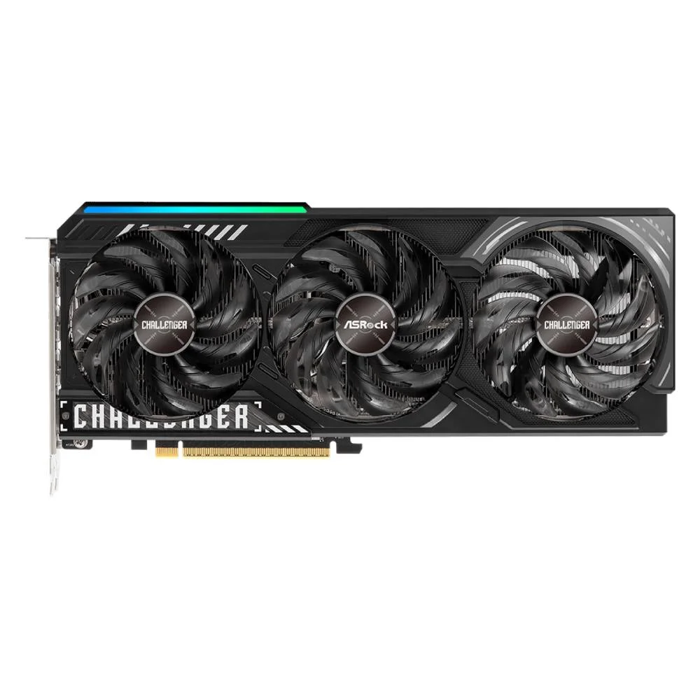 Placa De Vídeo Asrock Amd Radeon Rx 9070 Xt Challenger 16gb Gddr6 256 Bits - 90-ga61zz-00uanf Placa De Vídeo Asrock Amd Radeon Rx 9070 Xt Challenger 16gb Gddr6 256 Bits - 90-ga61zz-00uanf