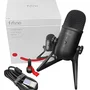 Microfone Fifine Gamer Com Fio Usb Condensador Cardioide Profissional Fifine Preto K678