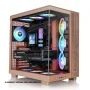 Gabinete Gamer Thermaltake View 380 Xl Tg, ARGB, Mid Tower, Vidro Temperado, Atx, Sem Fonte, Com 4 Fans, Sand
