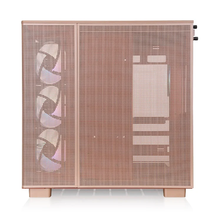 Gabinete Gamer Thermaltake View 380 Xl Tg, ARGB, Mid Tower, Vidro Temperado, Atx, Sem Fonte, Com 4 Fans, Sand Gabinete Gamer Thermaltake View 380 Xl Tg, ARGB, Mid Tower, Vidro Temperado, Atx, Sem Fonte, Com 4 Fans, Sand