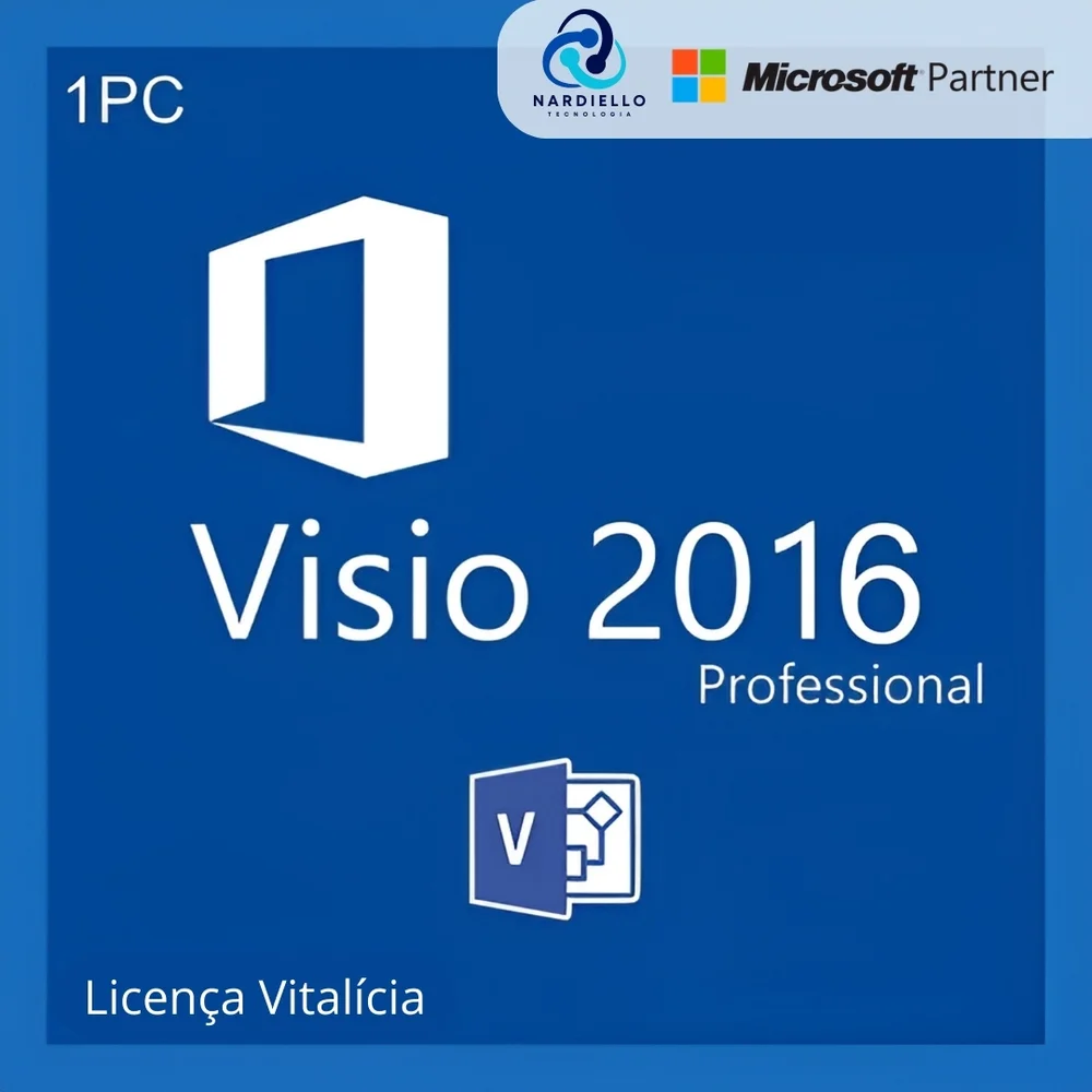 Microsoft Visio 2016 – Licença Física (1 PC | Chave Impressa) Microsoft Visio 2016 – Licença Física (1 PC | Chave Impressa)
