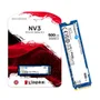 SSD 500gb Kingston Nv3 M.2 2280 PCie 4.0 Nvme - Leitura / Gravação 5000/3000 Mb/s,