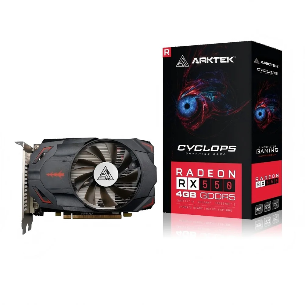 Placa De Video Arktek Radeon Rx550 4gb GDDR5 - Akr550d5s4gh1 Placa De Video Arktek Radeon Rx550 4gb GDDR5 - Akr550d5s4gh1