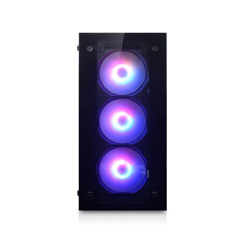 Gabinete Gamer Primetek R20 Atx Vidro Temperado 4 Fans RGB