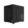 Gabinete Gamer Bg-064 Pure Pro Preto Bluecase - 3x Fan Rainbow / S/ Fonte / Vidro