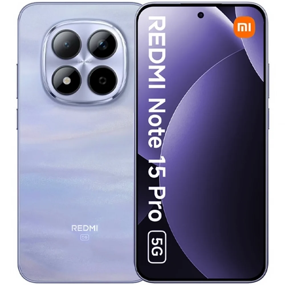 "Celular Xiaomi Redmi Note 15 Pro 5g De 256gb 8GB Ram De 6.83"" 200+8mp 20mp -  Mist Purple  (global)"