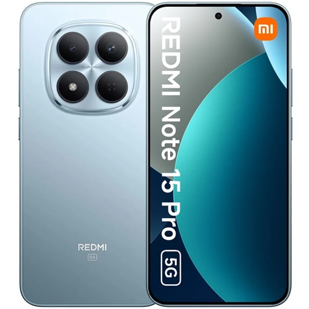 "Celular Xiaomi Redmi Note 15 Pro 5g De 256gb 8GB Ram De 6.83"" 200+8mp 20mp - Glacier Blue (global)"